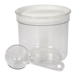PLASTIKOWY POJEMNIK z łyżeczką 1 L sypkie CURVER