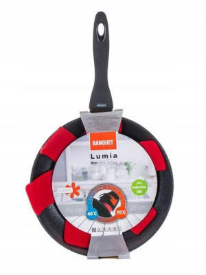 Patelnia Patelka Lumia 28cm Aluminium Termo Rączka