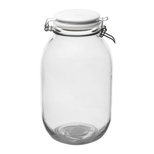 Słoik szklany POJEMNIK ciastka ŻYWNOŚĆ 2,2 L klips
