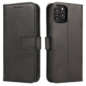 Etui Magnet Case z klapką i funkcją podstawki do Huawei P50 Pro czarny