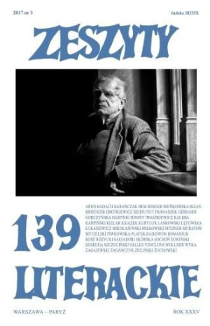 Zeszyty literackie 139 3/2017 praca zbiorowa