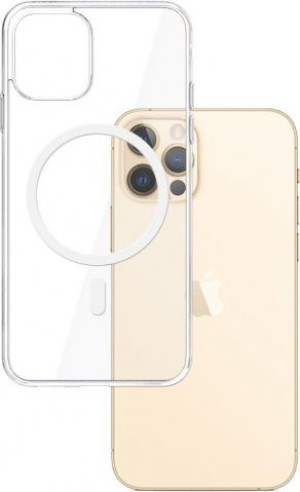 Etui 3MK MagCase Apple iPhone 12/12 Pro przezroczyste/clear