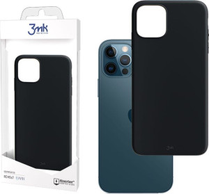 Etui 3MK Matt Case Apple iPhone 12/12 Pro czarny/black