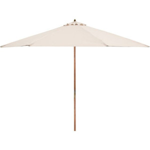 Parasol ogrodowy drewniany kremowy 3m FIELDMANN FDZN 4015