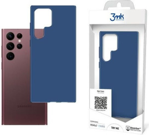Etui 3MK Matt Case Samsung Galaxy S22 Ultra jagoda/blueberry