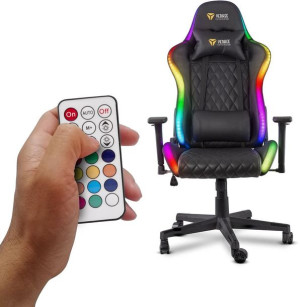 Fotel skórzany do gier Gaming YENKEE YGC 300RGB