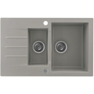 Zlewozmywak Kernau KGSA 6079 1,5B1D Grey Metallic