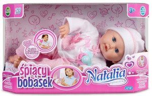 Lalka Natalia Śpiący Bobasek 123443