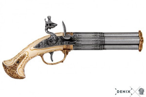 Replika Czterolufowego Pistoletu Francuskiego Denix Model 1310