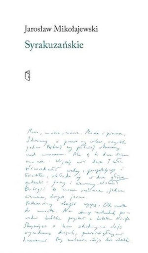 Syrakuzanskie Jarosław Mikołajewski