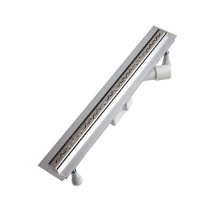 Odpływ liniowy Schedline  Slight Stamp Plate 100 cm stalowy wzór