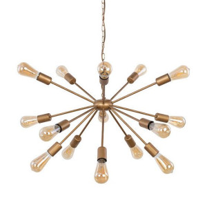 Wisząca lampa loft Rod 9027 pręty czarne sticks zwis nad stół