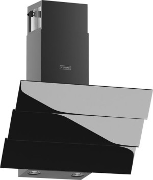 Okap kuchenny Kernau KCH3561.1B Czarne szkło 60 cm