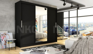 SZAFA DO SYPIALNI 250 CM - 250x215x58 - SZAFA Przesuwna SYPIALNIA Garderoba