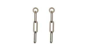 Kolczyki Chains maxi srebrne