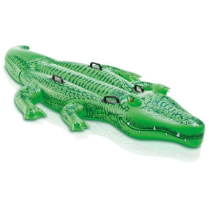 Dmuchany Krokodyl aligator materac do pływania plażowy 203 cm INTEX 58562