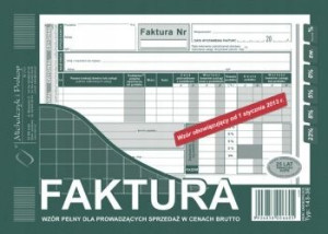 Druk Faktura Vat Michalczyk i Prokop A5 143-3E