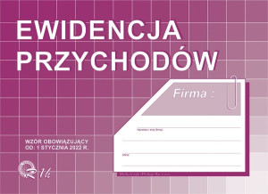 Druk Michalczyk ewidencja przychodów A5 R-1-N R1H
