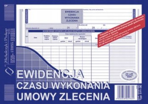 Druk Michalczyk i Prokop ewidencja czasu 511-3E