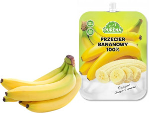 Purena Banan - Puree | Pulpa owocowa 350 g