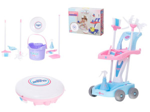 Wózek Zestaw Do Sprzątania + Robot Odkurzacz