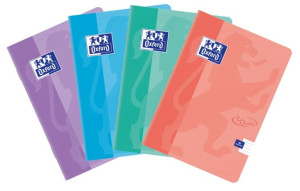 Zeszyt w linię A5, Oxford Touch Pastel, 60 kartek, 90g, mix kolorów