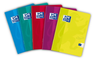 Zeszyt w podwójną linię A4, Oxford Touch 32 kartki, 90g, mix kolorów