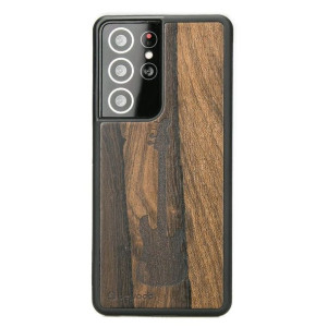 Nakładka drewniana Bewood do Samsung Galaxy S21 Ultra GITARA ZIRICOTE