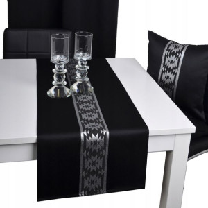Pas plamoodporny VEGA LUX 40x160 czarny-srebro