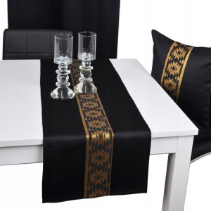 Pas plamoodporny VEGA LUX 50x100 czarny-złoto