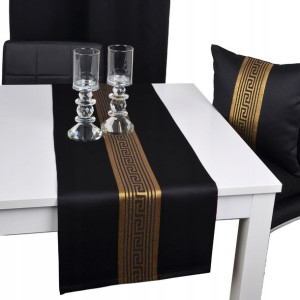 Pas plamoodporny RODOS LUX 40x140 czarny-złoto