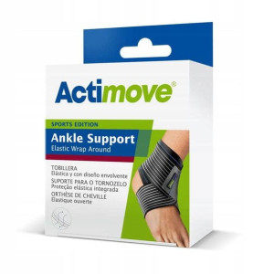 ACTIMOVE Stabilizator stawu skokowego z elastycznym pasem SE Czarny S