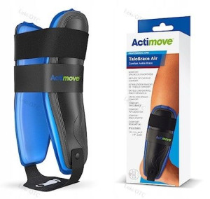 ACTIMOVE Orteza stawu skokowego z poduszkami PRO TALOBRACE Czarna Lewa S/M