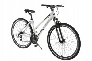 Rower 28″ Kands STV-900 Damski 2022 RAMA 19" BIAŁO - NIEBIESKI MAT