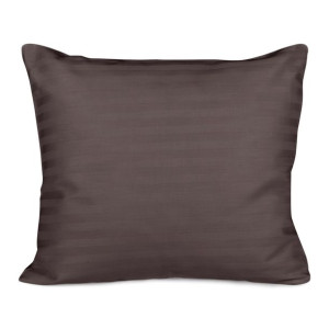 Poszewka satyna bawełna CIZGILI BROWN/70x80.