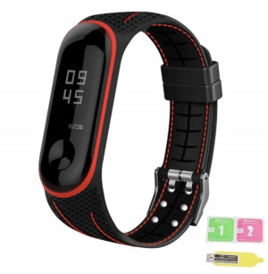 Opaska Zamienna Do Xiaomi Mi Band 5 Pasek + Folia