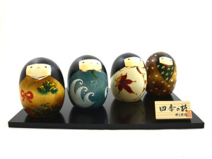 Japońska laleczka Kokeshi Shikinouta