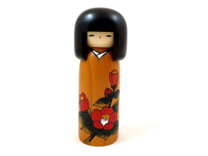 Japońska laleczka Kokeshi Tsubakikoyomi
