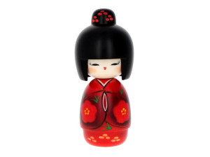 Japońska laleczka Kokeshi Hohoemi