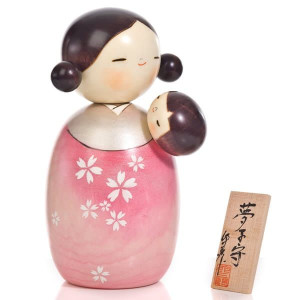 Japońska laleczka Kokeshi Yumekomori