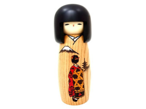 Japońska laleczka Kokeshi Maiko