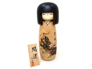 Japońska laleczka Kokeshi Dragon (M)