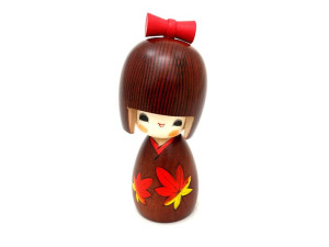 Japońska laleczka Kokeshi Kaedetyan