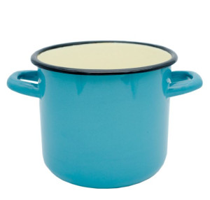 Garnek Emaliowany Elo-pol Turkusowy 12 Cm 1,1 L