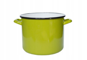 Garnek Emaliowany Elo-pol Olkusz Zielony 18 Cm 3,5