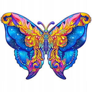 Puzzle Drewniane Dla Dorosłych Prezent Motyl A3