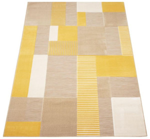 Dywan Gray 01 patchwork beżowy / żółty