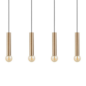 Metalowa lampa sypialniana Baton 7853 zwis na listwie mosiądz
