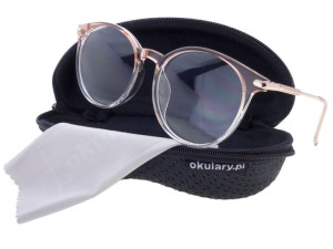 Okulary kujonki zerówki z filtrem blue light do komputera POLARISS POL 206