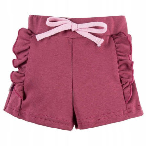 Szorty Eevi 104 Nature Bordo Falbany
